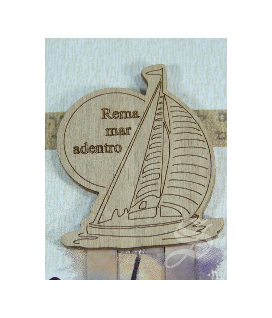 MARCAPAGINAS REMA MAR ADENTRO 17 X 4,5 CM.