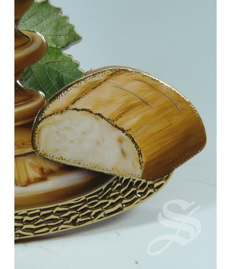 CUADRO CALIZ EN POLIMERO. 9 ,5 X 11,5 CM