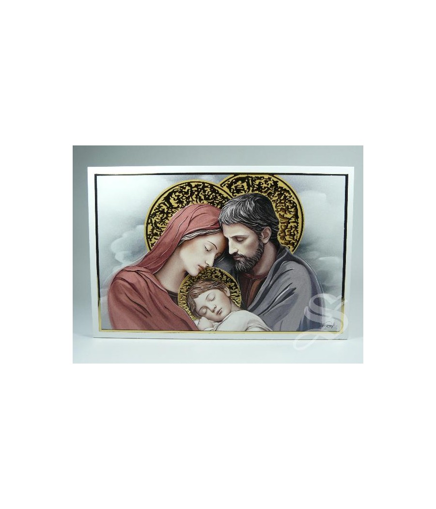 ICONO SAGRADA FAMILIA 17,5 X 11,5 CM.