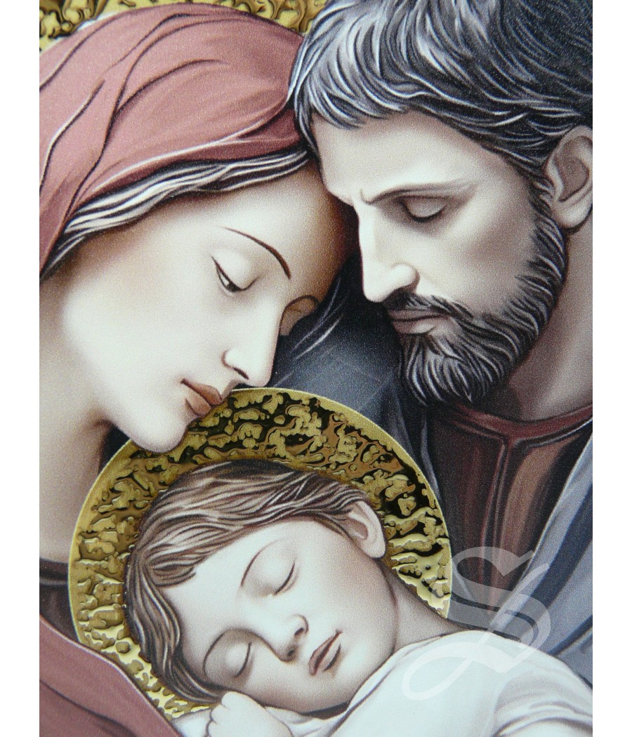 ICONO SAGRADA FAMILIA 17,5 X 11,5 CM.