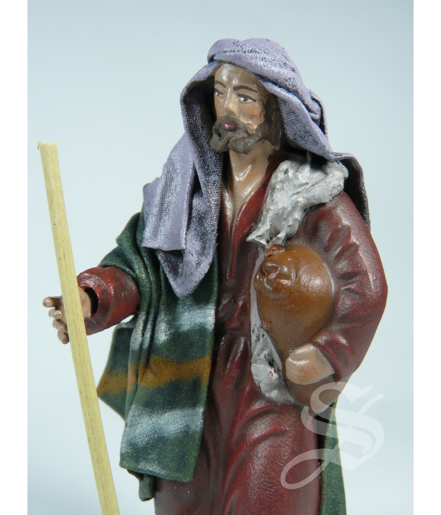 PASTOR CON SACO AL BRAZO 10 CM.