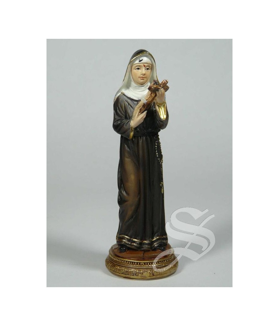 SANTA RITA 11 CM. RESINA