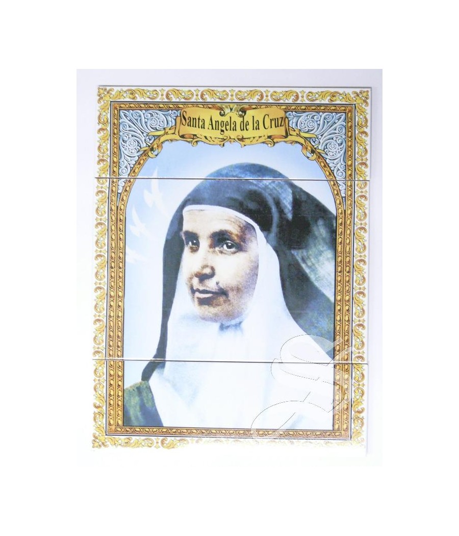 AZULEJO MOSAICO SANTA ANGELA DE LA CRUZ 45 * 60 TRES PIEZAS