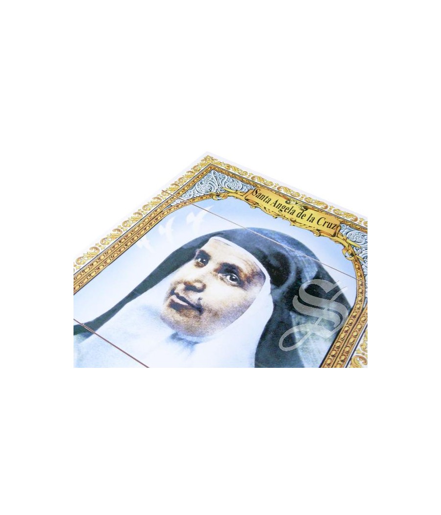 AZULEJO MOSAICO SANTA ANGELA DE LA CRUZ 45 * 60 TRES PIEZAS