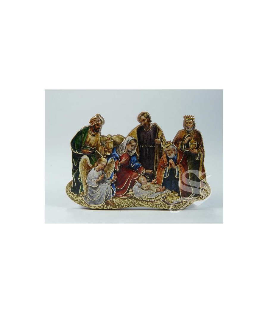 CUADRITO NACIMIENTO RESINA 14,5 X 11,5 CM. CUADRITO NACIMIENTO RESINA 14,5 X 11,5 CM.