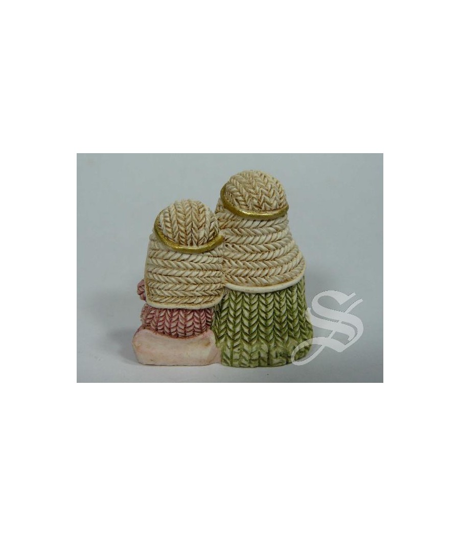 MINI NACIMIENTO EN RESINA PINTADO 4 CM