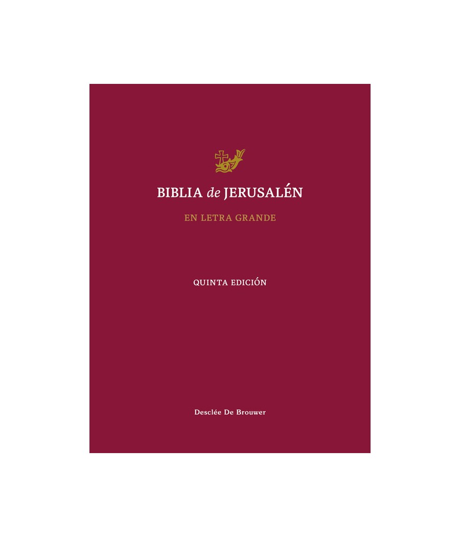 BIBLIA DE JERUSALEN. 5ª EDICION EN LETRA GRANDE