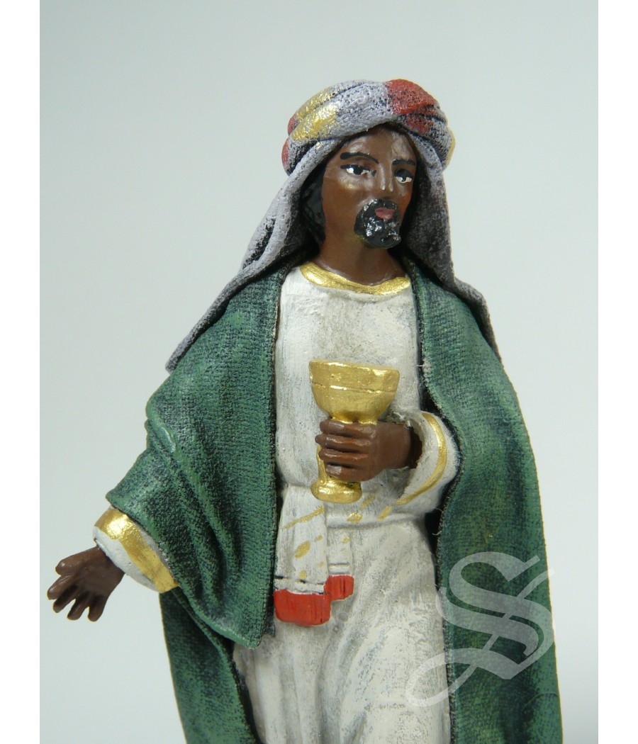 REYES ADORANDO BARRO LIENZADO 10 CM