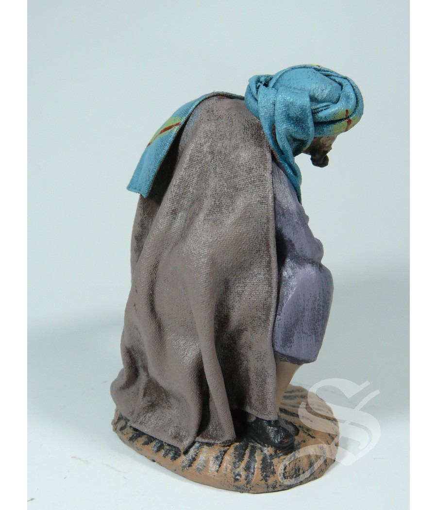 PASTOR ADORANDO CON OJERA 10 CM.