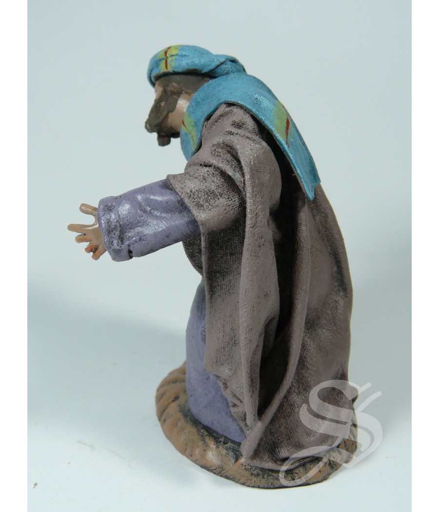 PASTOR ADORANDO CON OJERA 10 CM.