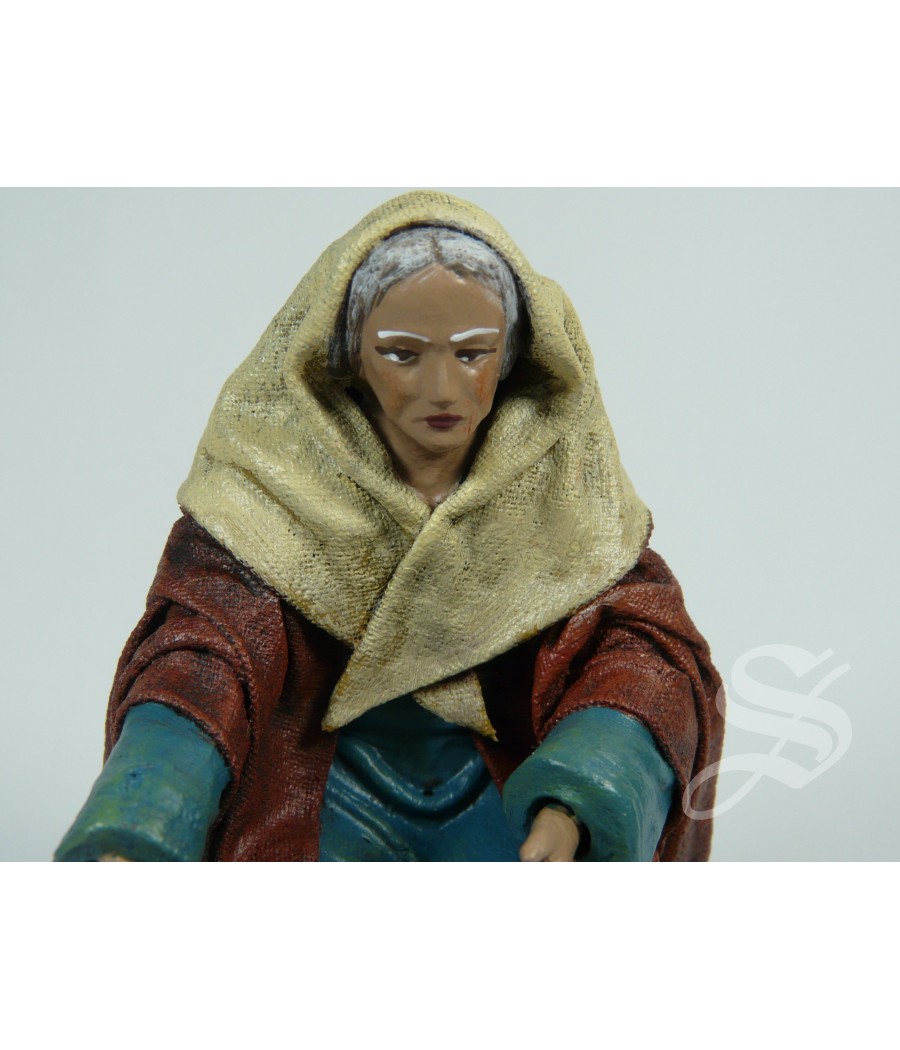 CASTAÑERA 14 CM BARRO LIENZADO