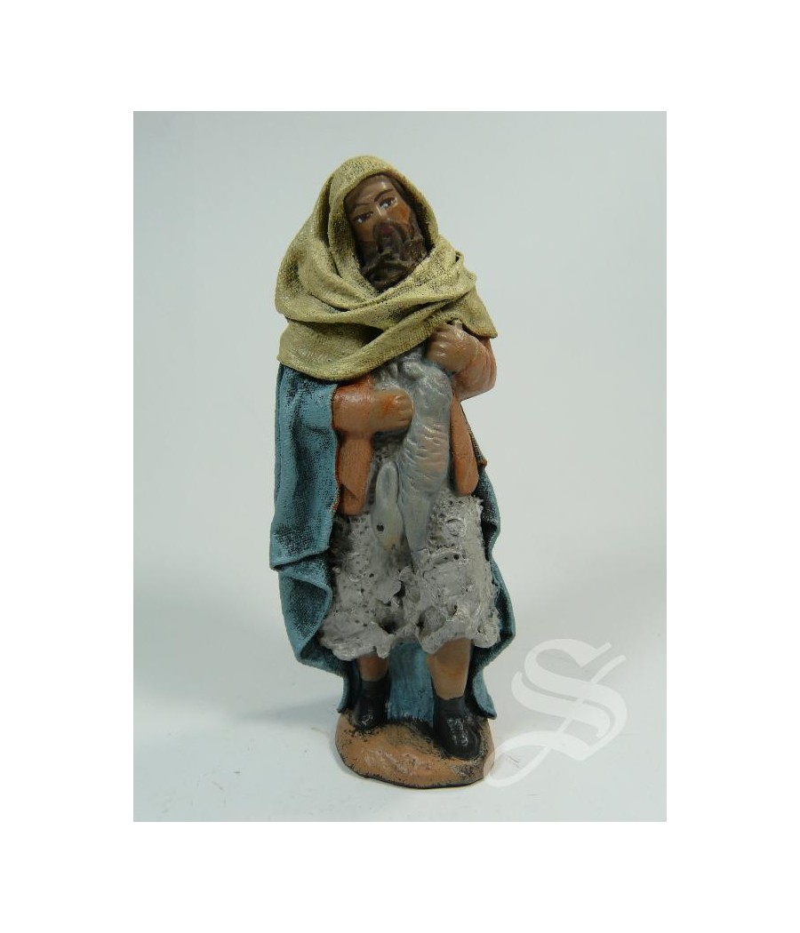 PASTOR CON CONEJO 10 CM.