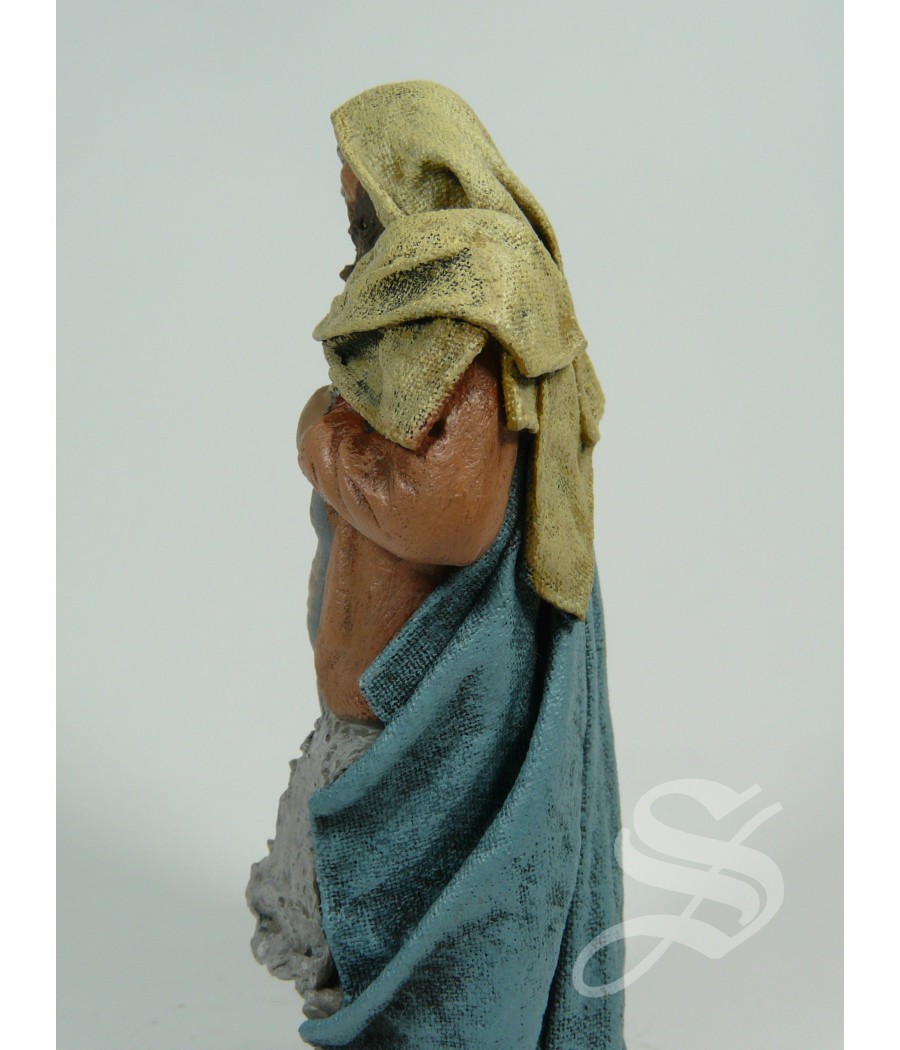 PASTOR CON CONEJO 10 CM.