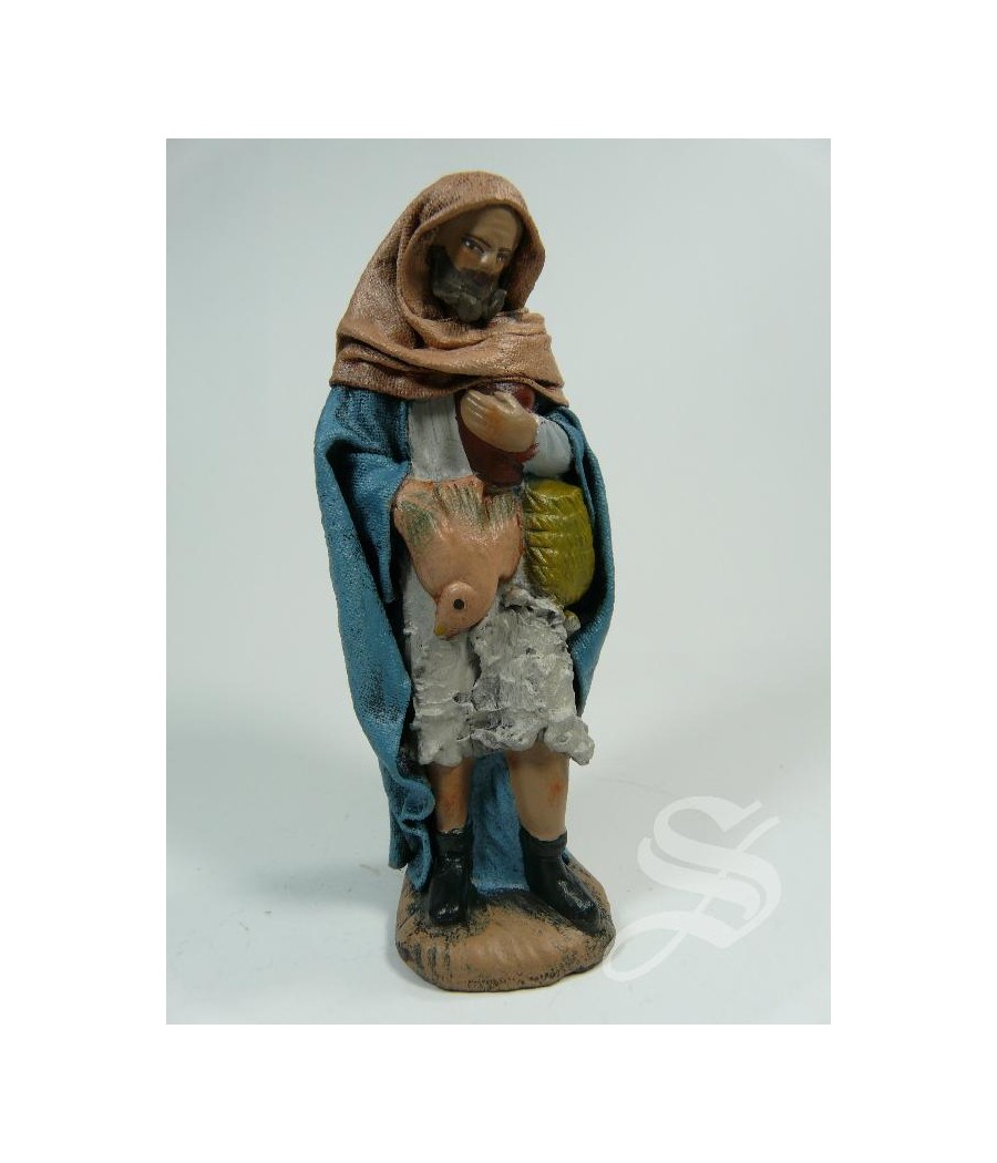 PASTOR CON POLLO 10 CM.