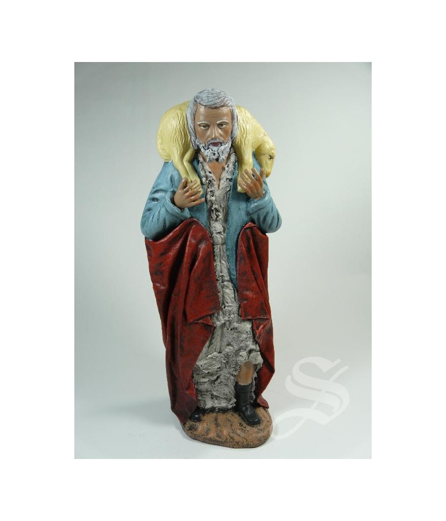 PASTOR 21 CM. CON CORDERO SOBRE LOS HOMBROS