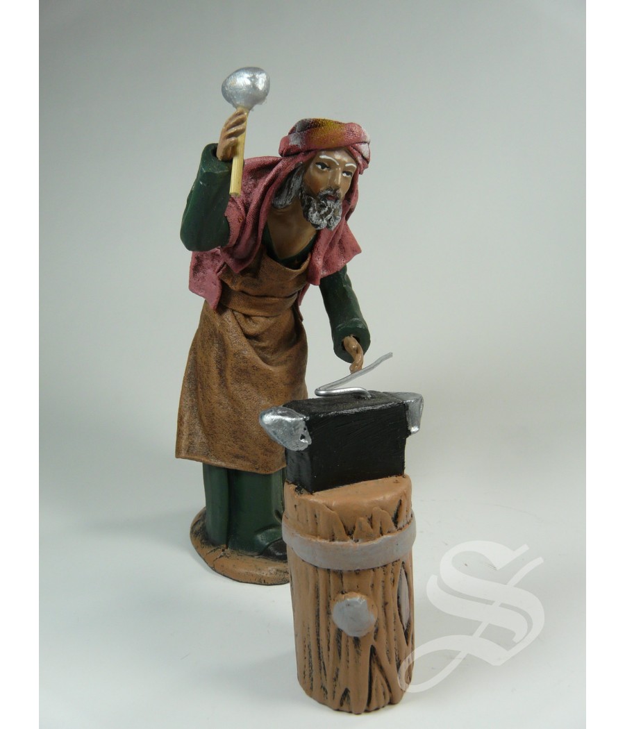 HERRERO 14 CM. BARRO LIENZADO