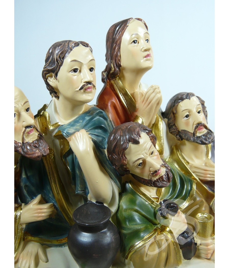 ULTIMA CENA 38 CM. RESINA