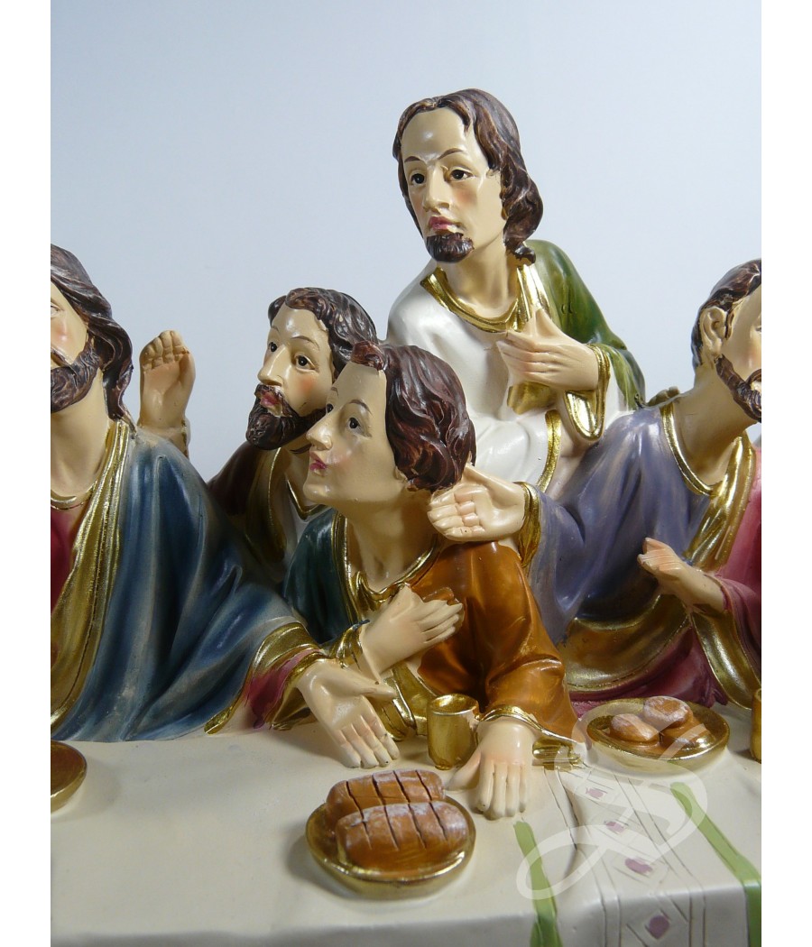 ULTIMA CENA 38 CM. RESINA