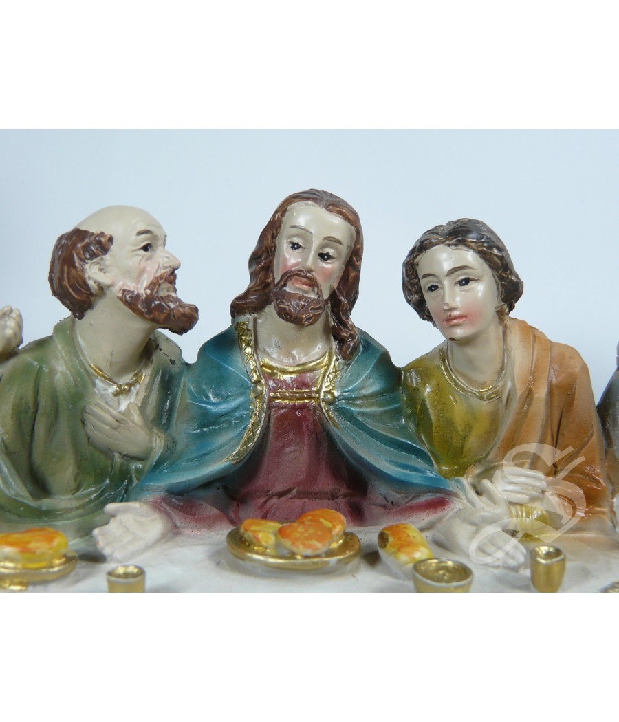 ULTIMA CENA 23 CM. RESINA