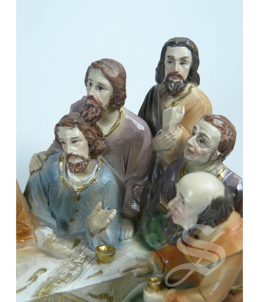 ULTIMA CENA 23 CM. RESINA