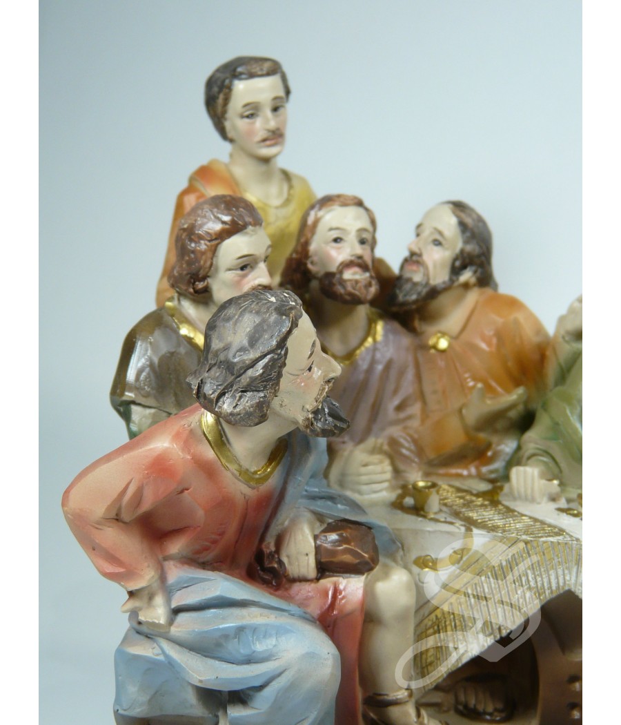 ULTIMA CENA 23 CM. RESINA