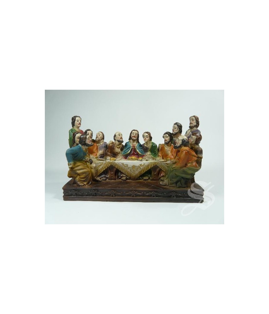 ULTIMA CENA 15 CM. RESINA