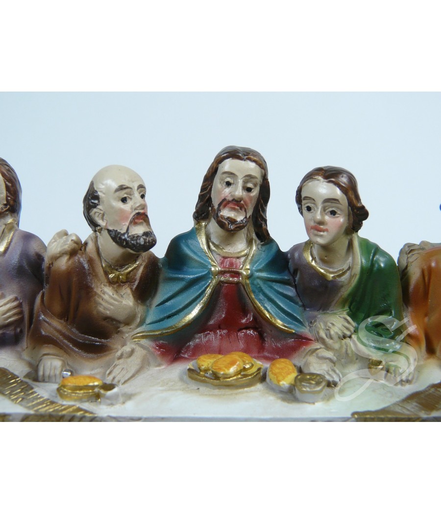 ULTIMA CENA 15 CM. RESINA