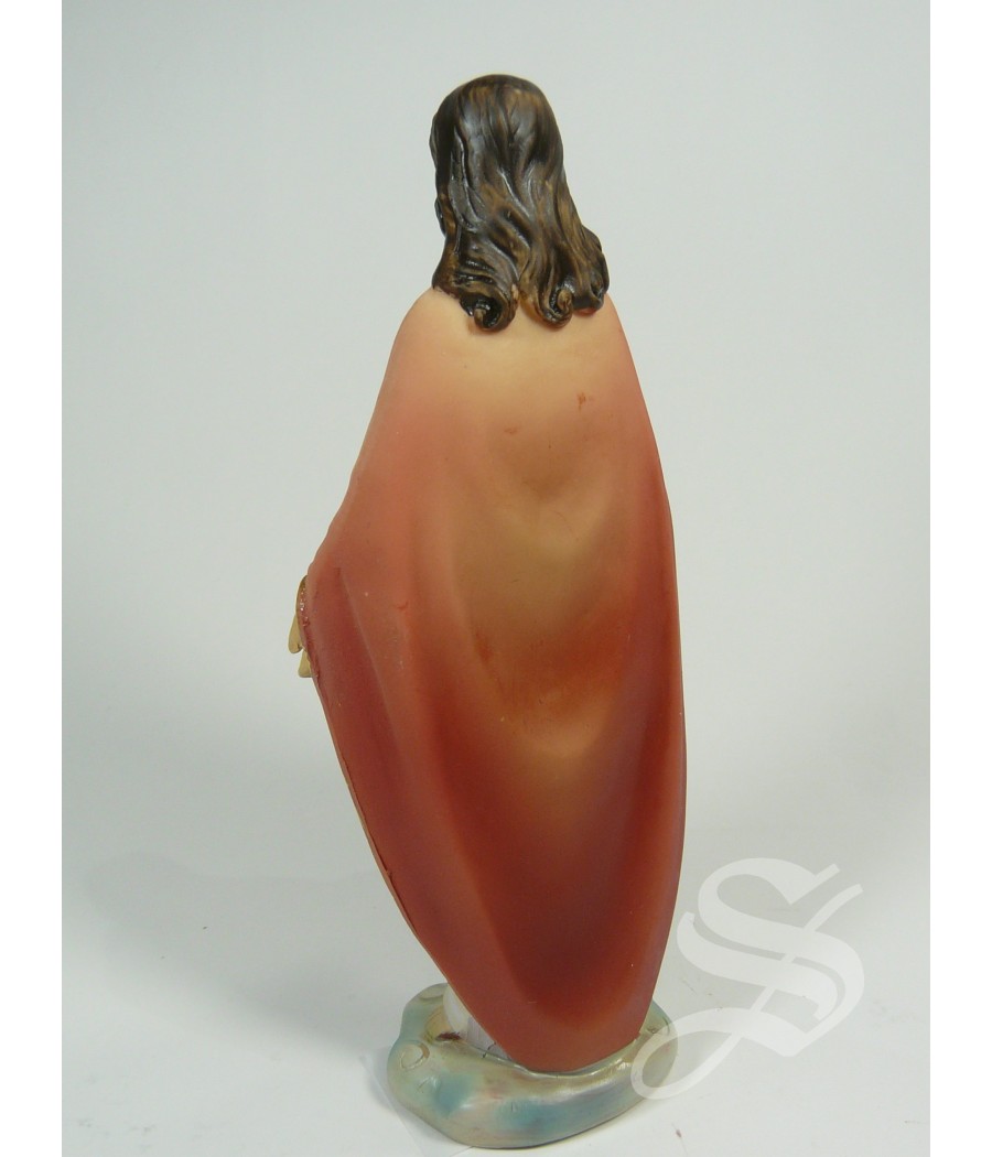 CORAZON DE JESUS 12,5 CM. RESINA