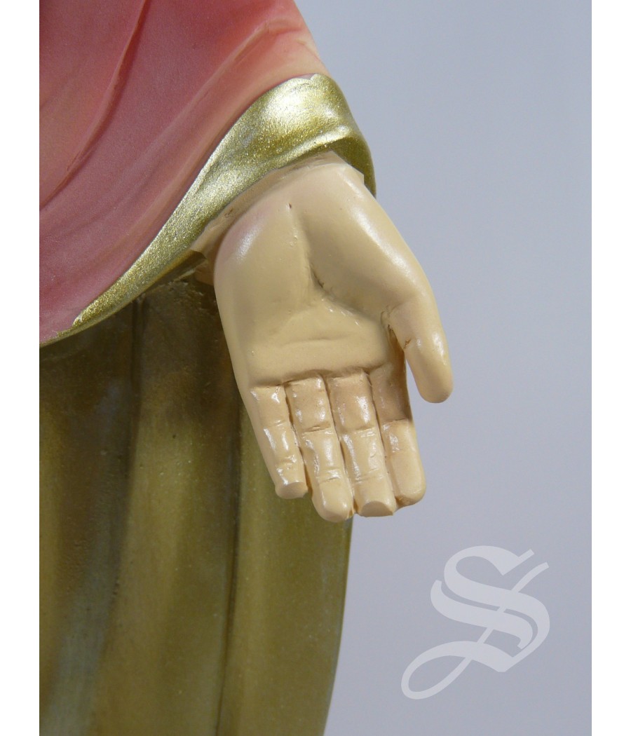 CORAZON DE JESUS 30,5 CM. RESINA
