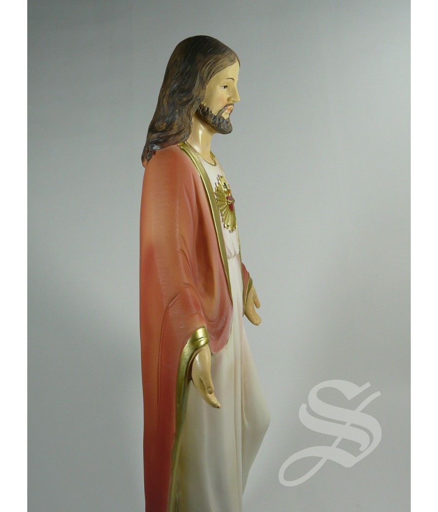 CORAZON DE JESUS 30,5 CM. RESINA
