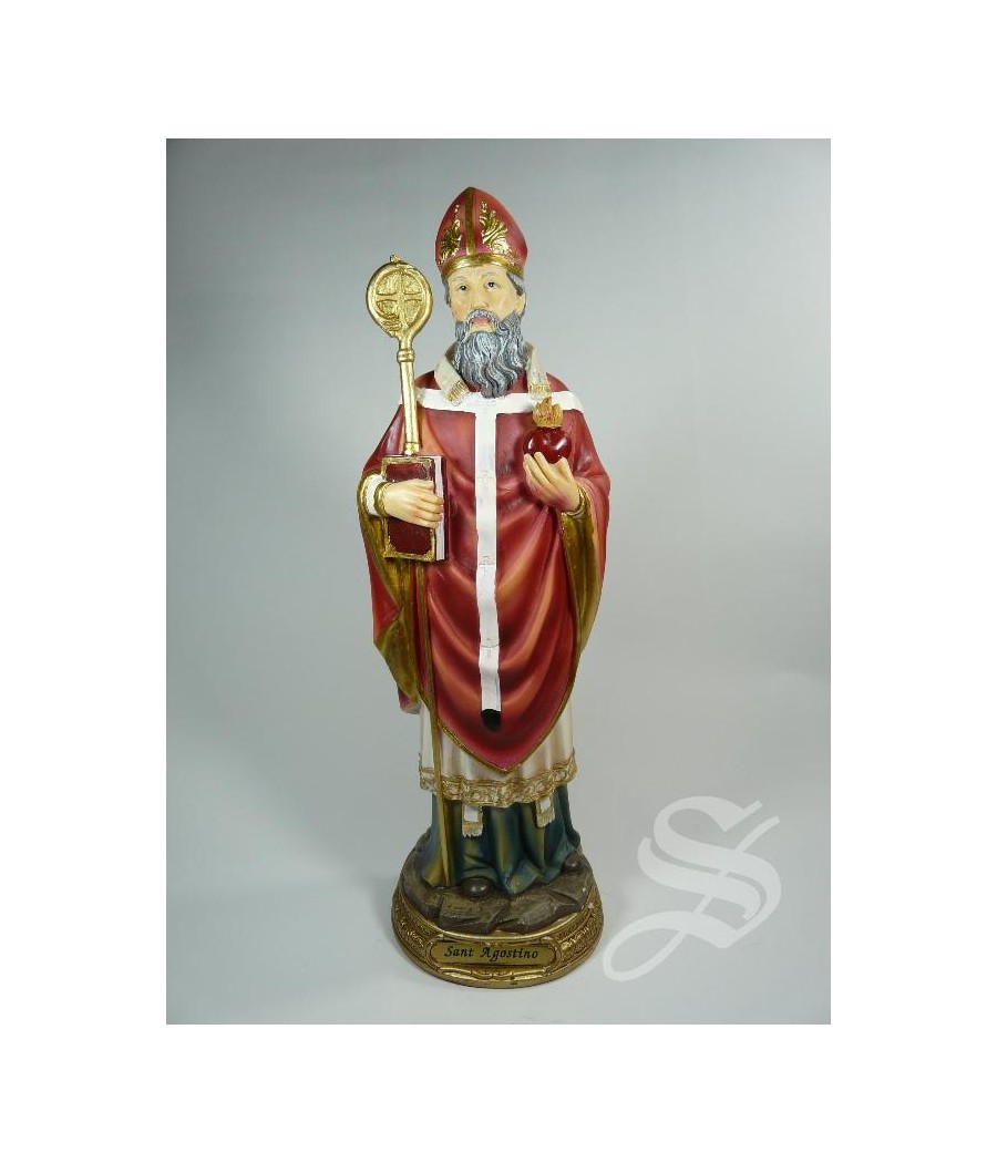 SAN AGUSTIN 30 CM. RESINA