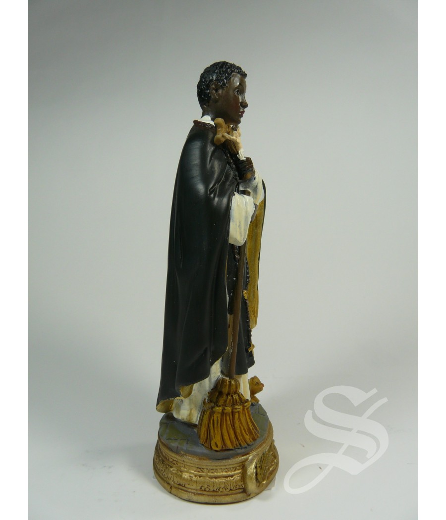 SAN MARTIN DE PORRES 12.6 CM. RESINA