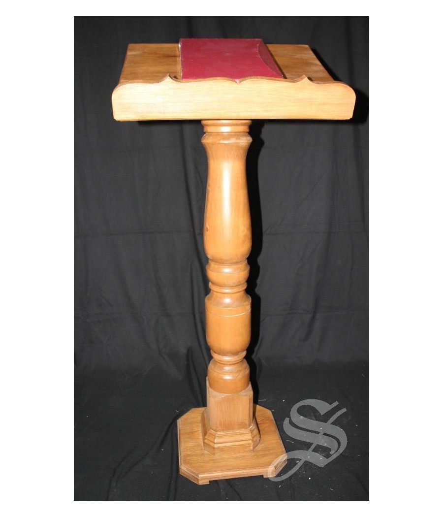 ATRIL DE PIE MADERA 52 X 43 CM. 110 CM. DE ALTO