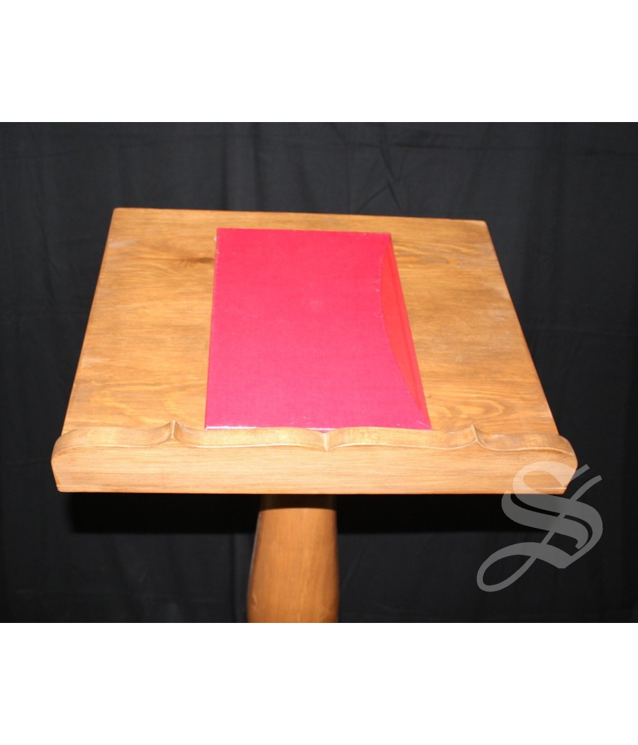 ATRIL DE PIE MADERA 52 X 43 CM. 110 CM. DE ALTO