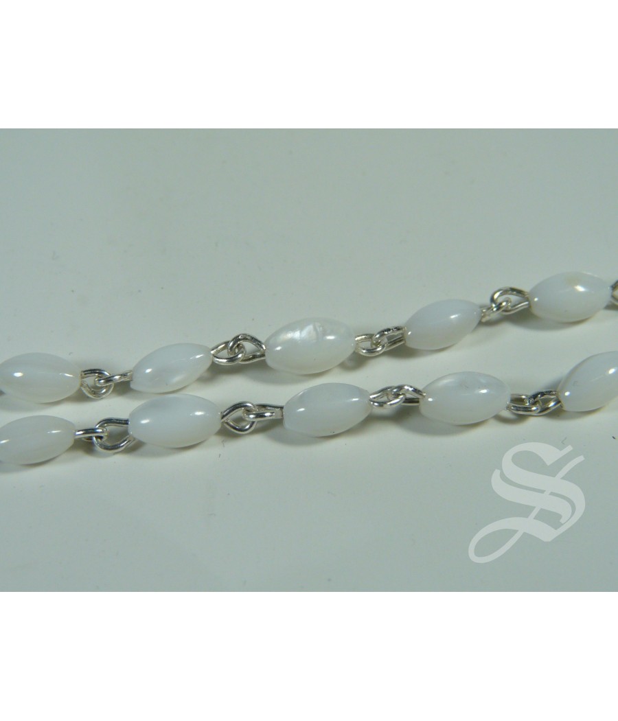 ROSARIO NACAR Y PLATA OVAL 7*4