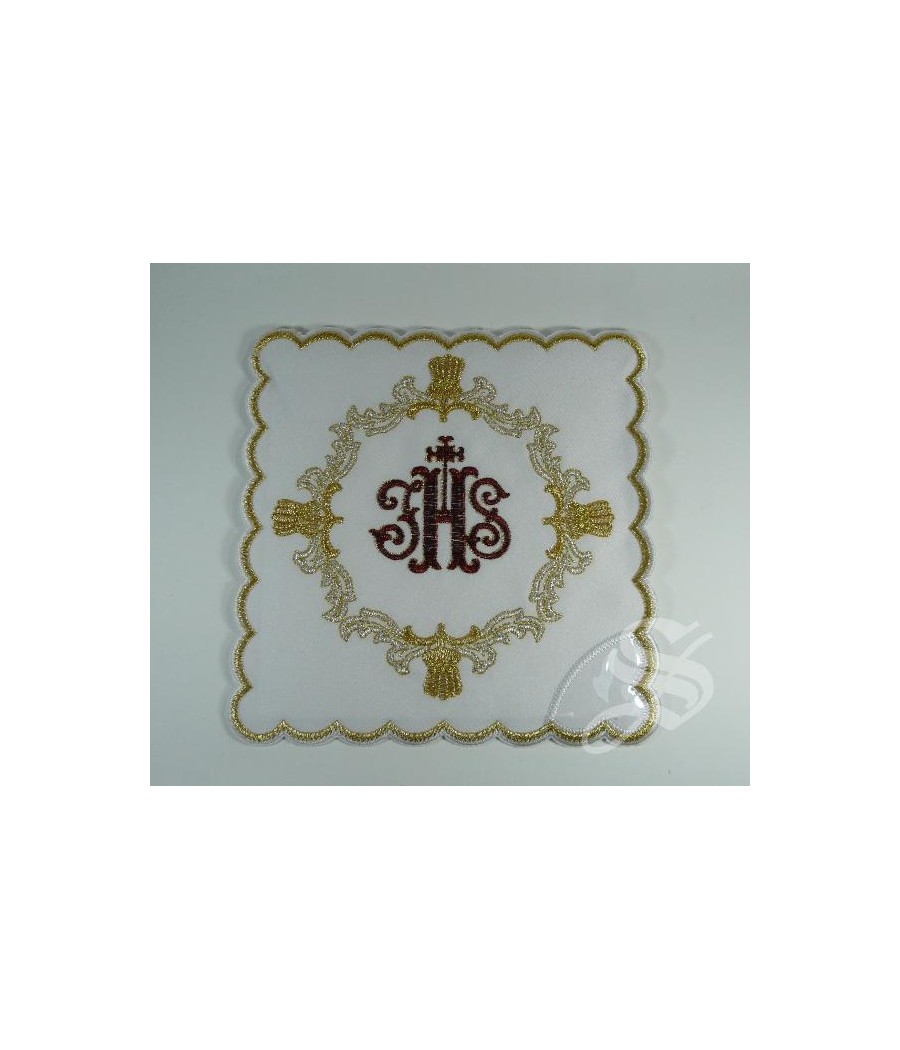 PALIA HILO 17 X 17 BORDADO ESPITAS Y UVA ROJO