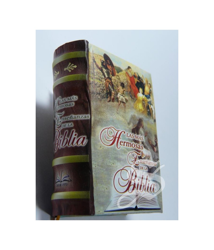 MAS HERMOSAS ENSEÑANZAS DE LA BIBLIA - LIBROS MAS PEQUEÑOS MINI LIBRO