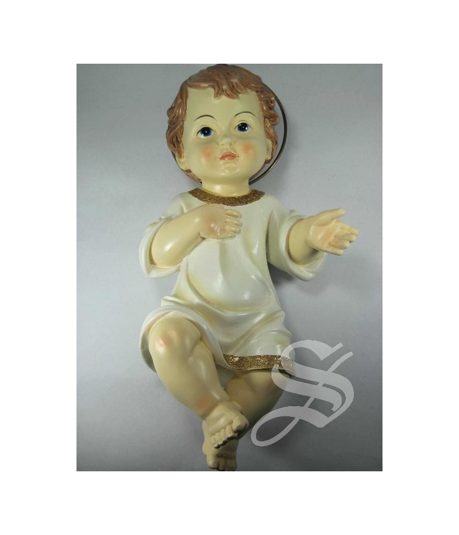 NIÑO JESUS BENDICIENTE RESINA 34 CM