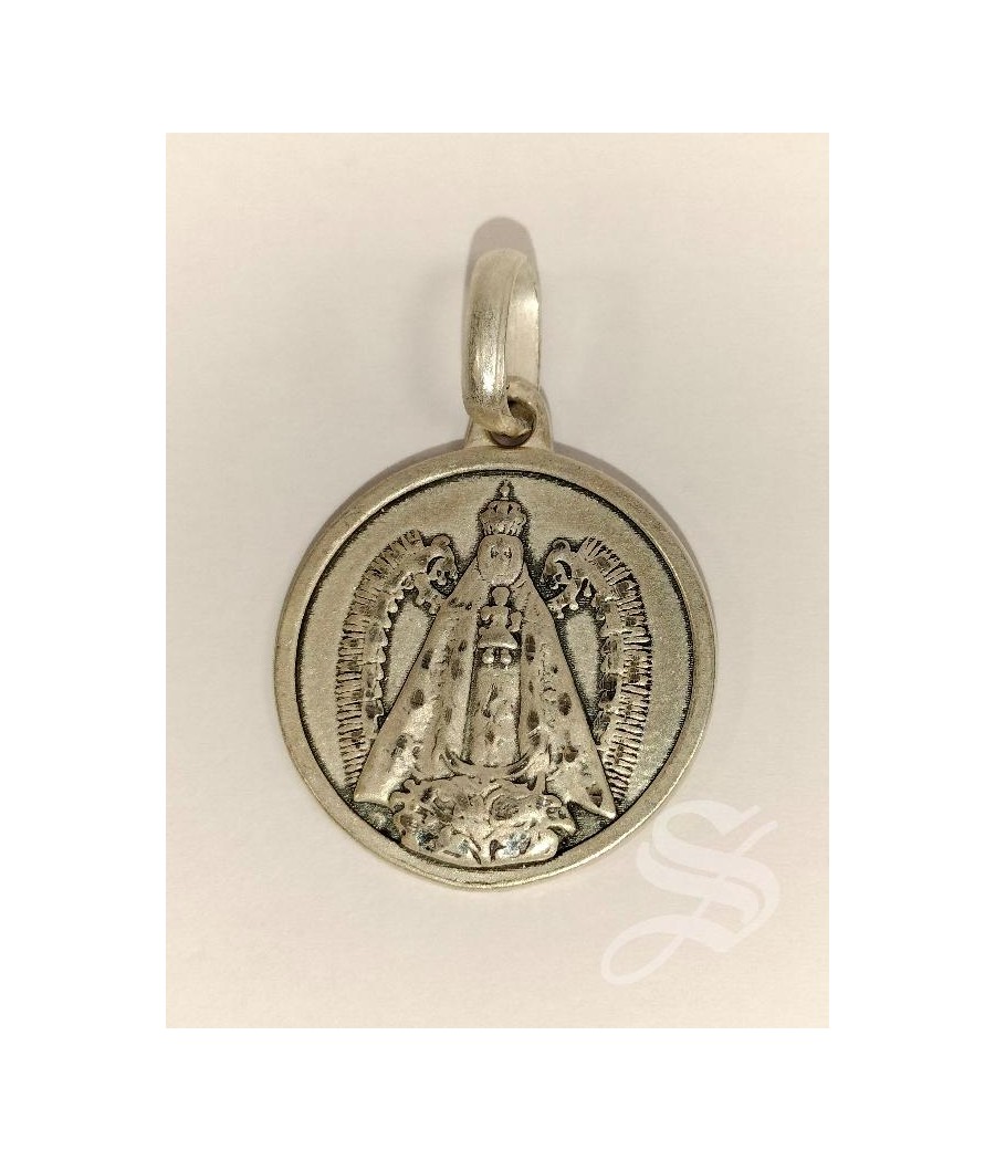 MEDALLA VIRGEN DEL PRADO 23 MM PLATA