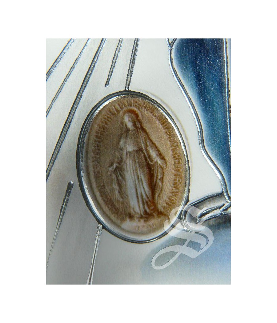 CUADRO POLIMERO EFECTO PIEDRA 9 * 12 MILAGROSA