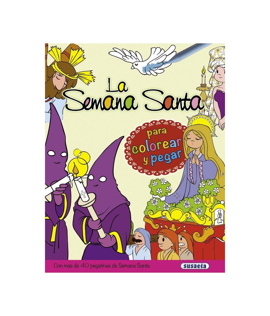 LA SEMANA SANTA PARA COLOREAR Y PEGAR