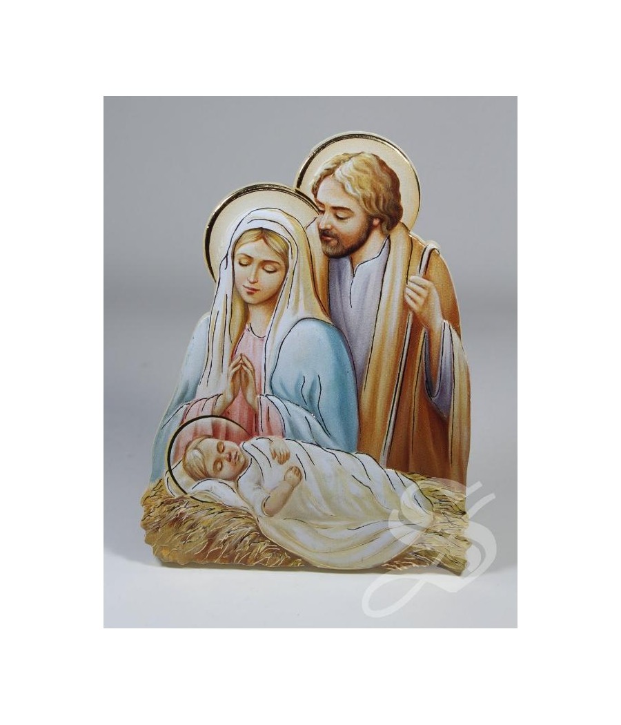 CUADRO POLIMERO SAGRADA FAMILIA 8.5 X 11 CM