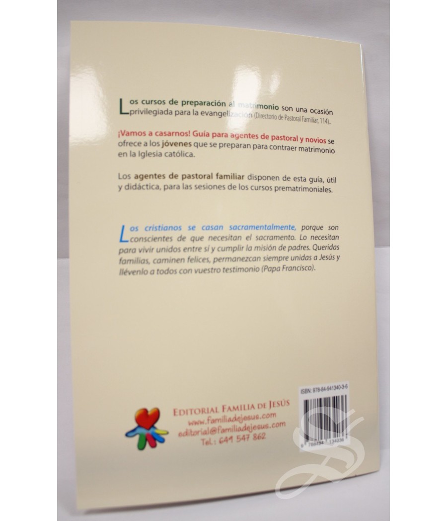 VAMOS A CASARNOS - GUIA PARA AGENTES DE PASTORAL Y NOVIOS