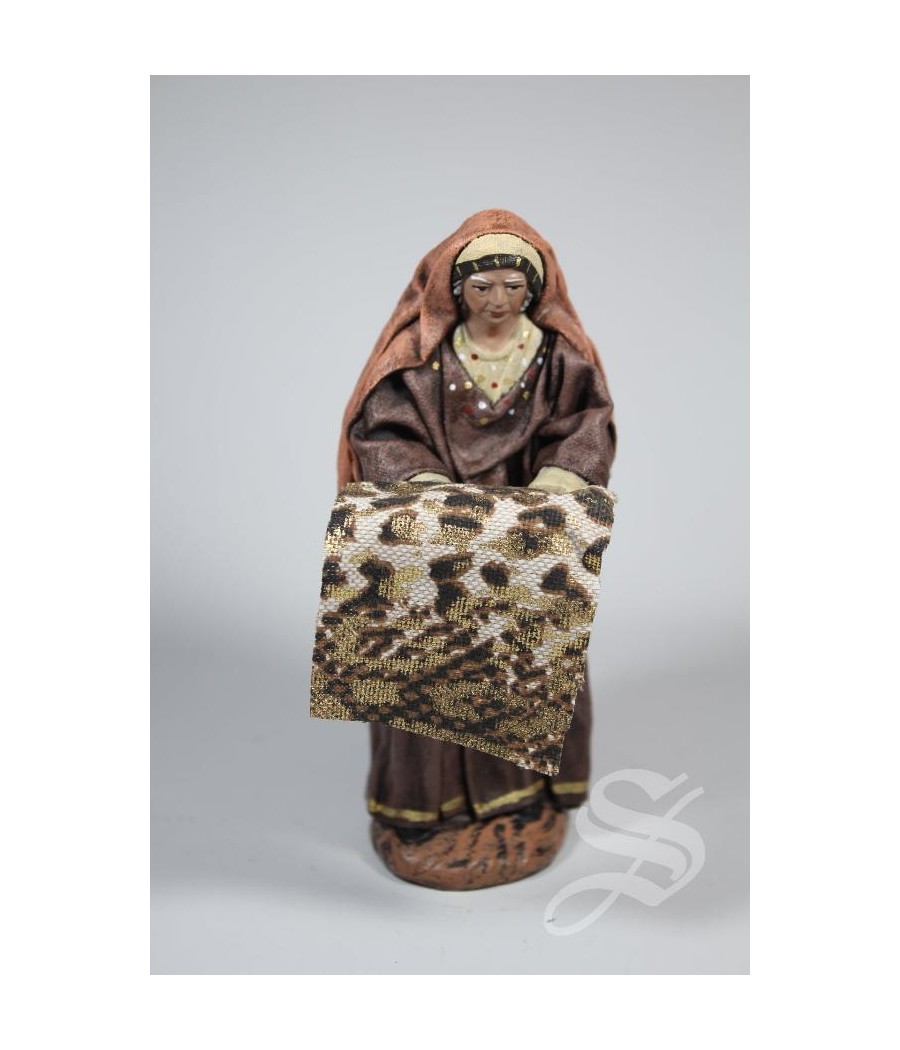 PASTORA ARABE CON TELA EN 12 CM.
