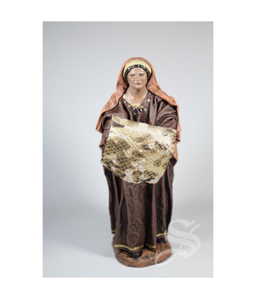 PASTORA ARABE CON TELA 21 CM.