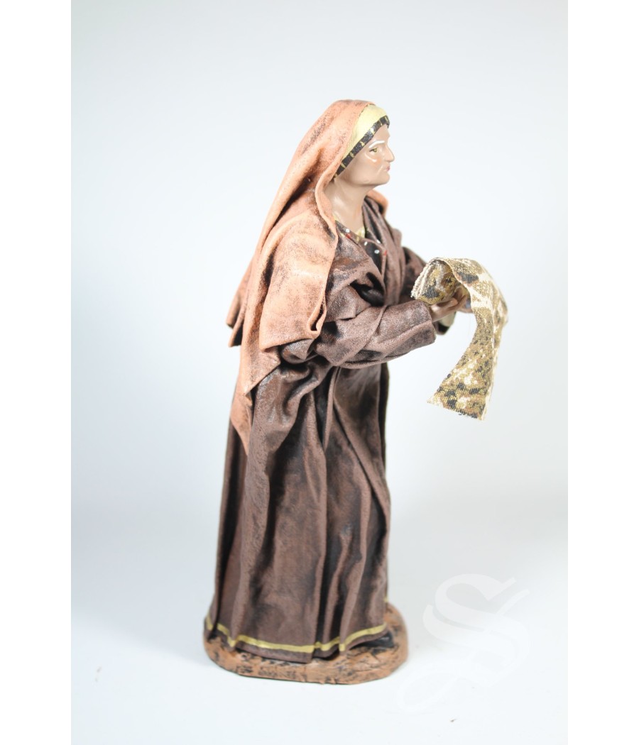 PASTORA ARABE CON TELA 21 CM.