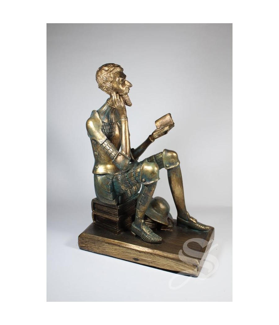 QUIJOTE LIBRO COBRIZO 17 X 10 X 24