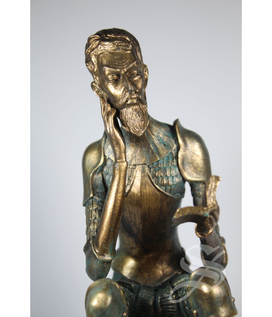 QUIJOTE LIBRO COBRIZO 17 X 10 X 24