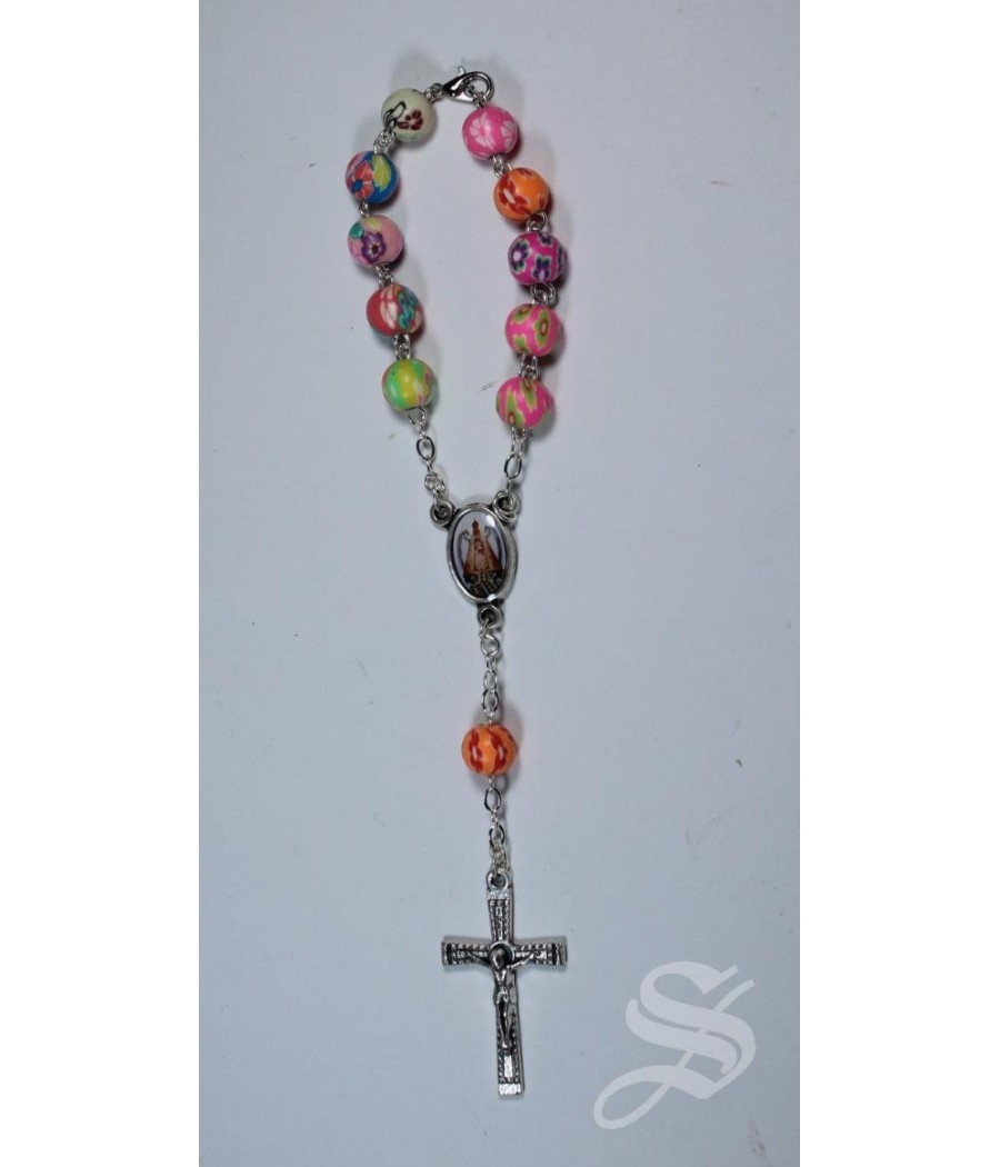 DECENA FIMO 8 MM. VIRGEN DEL PRADO