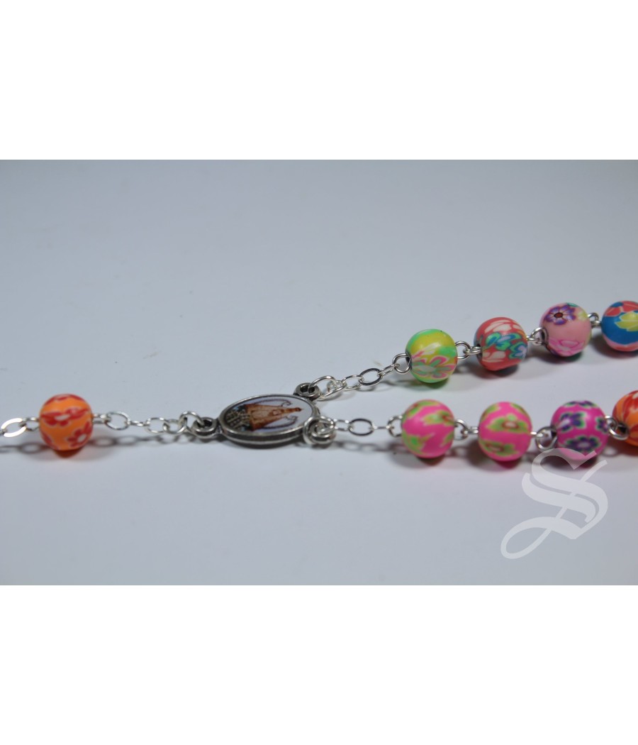 DECENA FIMO 8 MM. VIRGEN DEL PRADO